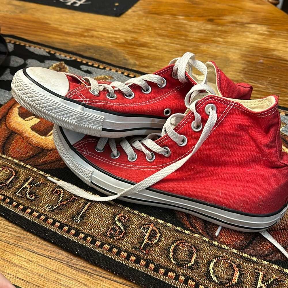 Red Converse High Top